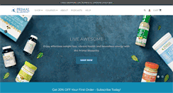 Desktop Screenshot of primalblueprint.com
